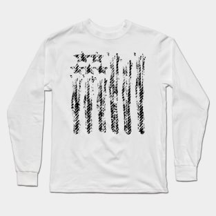 United States USA Flag Design Long Sleeve T-Shirt